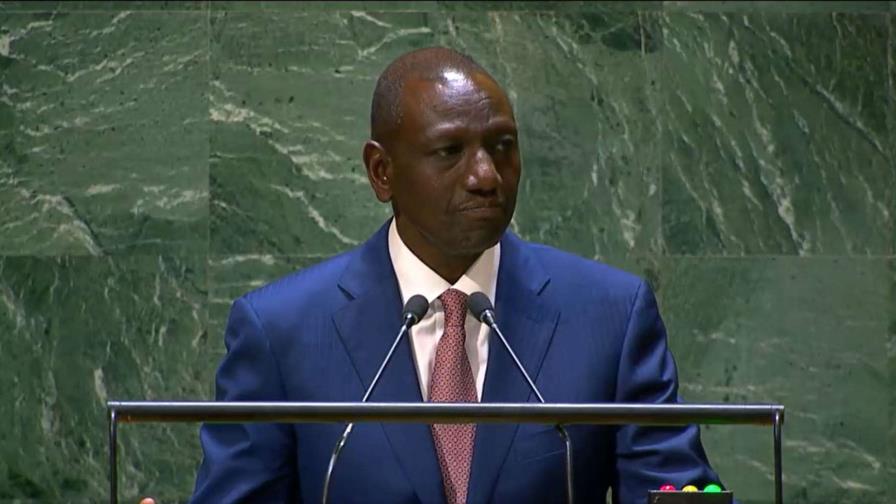 ONU : Le président kenyan appelle  à approuver d’urgence le déploiement d’une force multinationale en Haïti